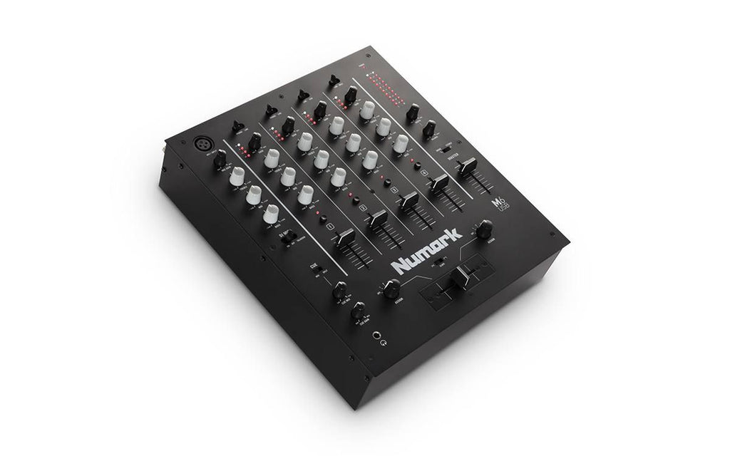 Numark M6 USB, 4-Channel USB DJ Mixer with 3-Band EQ and Two Microphone Inputs