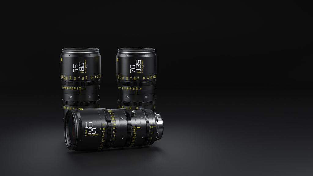 DZOFILM CATTA Ace Bundles_18-35/35-80 T2.9-PL/EF Mount (Black)_ free safety case, Full-Frame Parfocal Cine Zoom, Interchangeable PL EF LPL Mount, 16-Blade Iris, M77 Front Filter