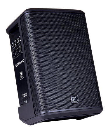 EXM Professional Battery-Powered PA Speaker. 10" Woofer with 1" HF Driver, onboard mixer, built -in effects, bluetooth. 850 watts (peak)