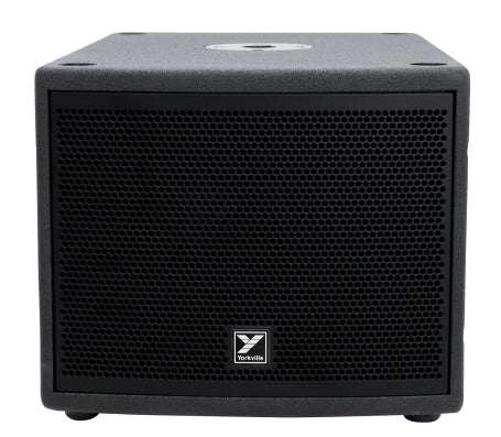 YORKVILLE - Excursion MobileSub: a compact and lightweight portable bass-reflex battery-powered subwoofer. Equipped with two 8-inch woofers, includes level controls, battery life indicator and Bluetooth streaming.