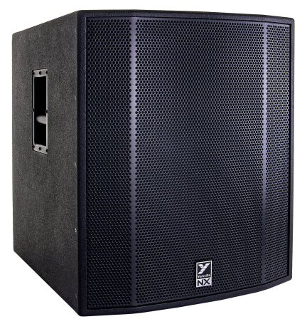 NX 18” Powered Subwoofer 18" Woofer with 3" Voice Coil. 1200 watts program (2400 watts peak)