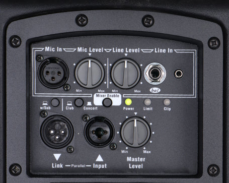 ParaSource Active 15" Powered Loudspeaker - 1400 watts program (4400 watts peak), on-board mixer, and more.