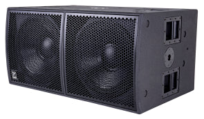 Synergy 2x 18” Powered Subwoofer Dual 18” Bass Reflex Powered Subwoofer: 6000 watts (program), 12,000 watts (peak) 2x18” LF woofers with 4.5” Voice Coils. Exceptionally high output and deep bass.
