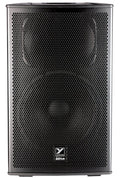 YORKVILLE - Elite 15” Powered Loudspeaker 2400 Watts peak (1200 watts program 15" Neo Woofer with 3" Voice Coil and & 3” titanium compression driver on 60°x40° horn – Dedicated FOH Cabinet w/flying Hardware, built in mixer, and iOS and Android APP for ...