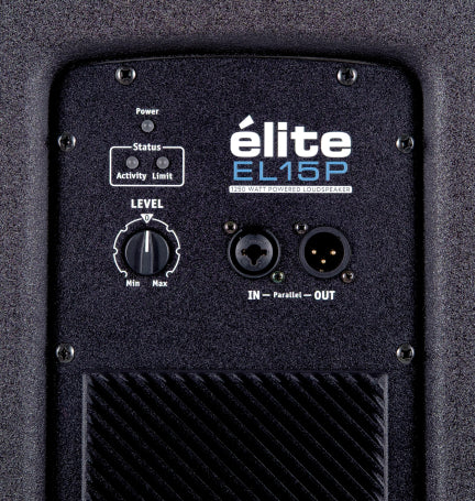*NEW* Elite 15" Powered Loudspeaker 2500 W Peak Power (1250 W Program), 15" with 3" Voice Coil, ABS Horn with 1.4" Exit, 3" Voice Coil / Neodymium Magnet, powerCON ® TRUE1 Input, Made In Canada