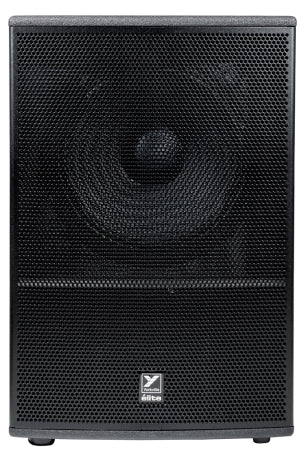YORKVILLE - Elite 18” Powered Subwoofer 3200 watts peak (1600 watts program) 18” Woofer wit 4" Voice Coil. Next generation horn loaded subwoofer – DSP limiters, and 3 performance presets. iOS and Android App for advance subwoofer control – birch plywoo...