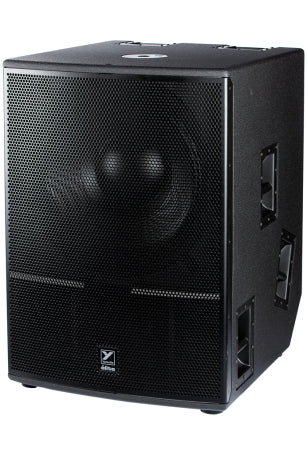 Elite 21” Powered Subwoofer 3600 Watts peak (2400 watts program) 21” Cast Fram Woofer with 6" Voice Coil. Next generation horn loaded subwoofer – DSP limiters, and 3 performance presets.