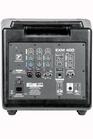Excursion Mini 400 - 400-watt Compact Powered PA System. Featuring a powered 10” subwoofer, two-piece wired pole extension and two 2 x 3.5"mid/high speakers.