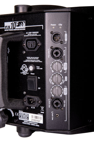 NX 10” Powered Loudspeaker 300 watts - powered - 1/10” COAX woofer w/ and internal 1” driver - built-in mixer with microphone and line inputs and more.