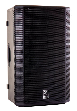 NX 12” Powered Loudspeaker 1450 watts program, (4850 watts peak) 12" woofer & 1" Driver, Bluetooth, 3 channel onboard mixer, integrated flying hardware.