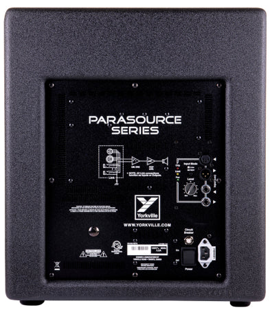 ParaSource 12" powered Subwoofer - 900 watts program (1800 watts peak), plywood/paint