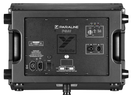 Paraline 4x 6” Powered Loudspeaker 1200 watts peak- powered - compact array loudspeaker - 4 x 6" woofers & 2 x 1" drivers on a Paraline lens. 110° wide and 15° vertical dispersion, dual stand mount, locking safety pins and stackable feet. In white.