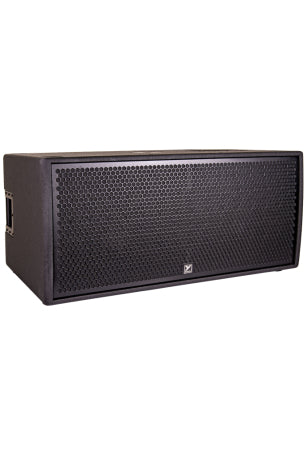 Paraline 2x 15” Powered Subwoofer 2800 watts peak – powered – compact stackable active subwoofer -- 2 x 12” front loaded woofers, with casters.