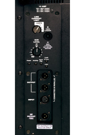 Synergy 2x 21” Powered Subwoofer Dual 21" Bass Reflex Powered Subwoofer: 6000 watts (program), 17,000 watts (peak) 2 x 21-inch LF woofers with 4.5-inch voice coils. Exceptionally high output and deep bass.