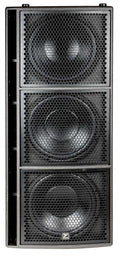 YORKVILLE - Synergy 3x 15” Powered Subwoofer 13,000 watts peak (6500 watts program) 3 x 15" LF Woofers with 3-inch Voice Coils. Bass reflex design.