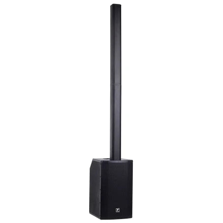 The YXL Tower 10 All-in-one PA System delivers 1550 watts of peak performance in a sleek, space-saving column design. Featuring 1x10” Neodymium Woofer with 4x3-inch mid-range drivers and a dedicated high compression driver. The Sub features separate controls and a max SPL of 124 Db. Ideal for both live performance and playback, these powered speakers feature advanced DSP, Bluetooth® streaming with stereo pairing, a built-in 3-channel mixer with multiple input options, and selectable modes for Concert, Cl...