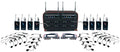 VocoPro MIB-QUAD-8 BodyPack - 8 Channel Wireless Headset/Lapel Mic-In-Bag Package