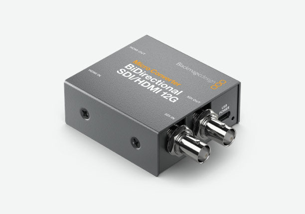 Blackmagic Micro Converter BiDirectional SDI/HDMI 12G, Incredible 12G-SDI bidirectional converter!