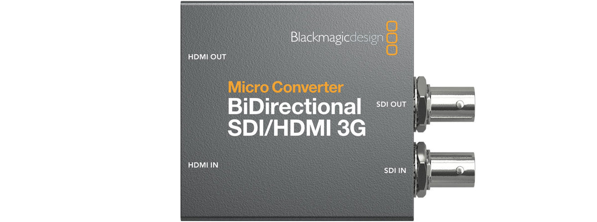 Blackmagic Micro Converter HDMI to SDI 3G, This model is perfect for connecting HDMI cameras and computers to professional SDI equipment!