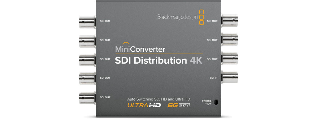 Blackmagic Mini Converter SDI to Analog 4K, Convert SDI in SD, HD or Ultra HD to analog video with down converter and audio