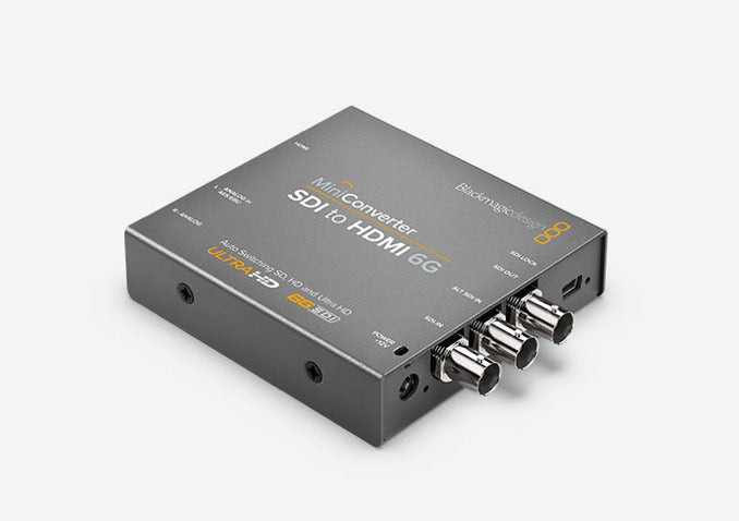 Blackmagic Mini Converter SDI to HDMI 6G, Convert 6G-SDI to HDMI in all SD, HD and Ultra HD standards up to 2160p30