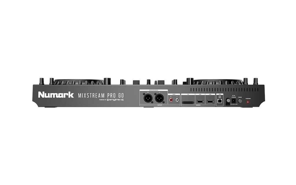 Numark Mixstream Pro Go, Wireless Standalone DJ Controller with Battery, Built-In Speakers, Wi-Fi Streaming and Amazon Music