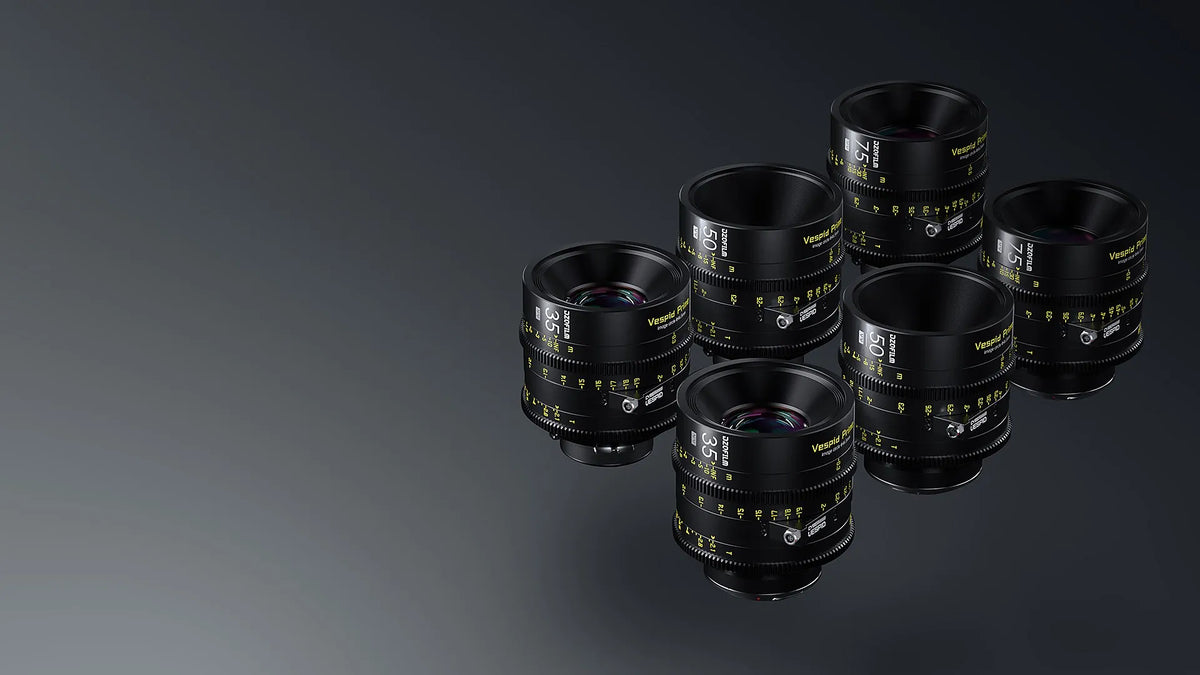 DZOFILM Vespid Cyber Full-frame Prime Lens-75mm T2.1 (PL and EF mount, with data), Full-Frame Cine Prime, PL and EF Mount, Manual Focus and Iris, Cine-Standard 0.8 MOD Gears