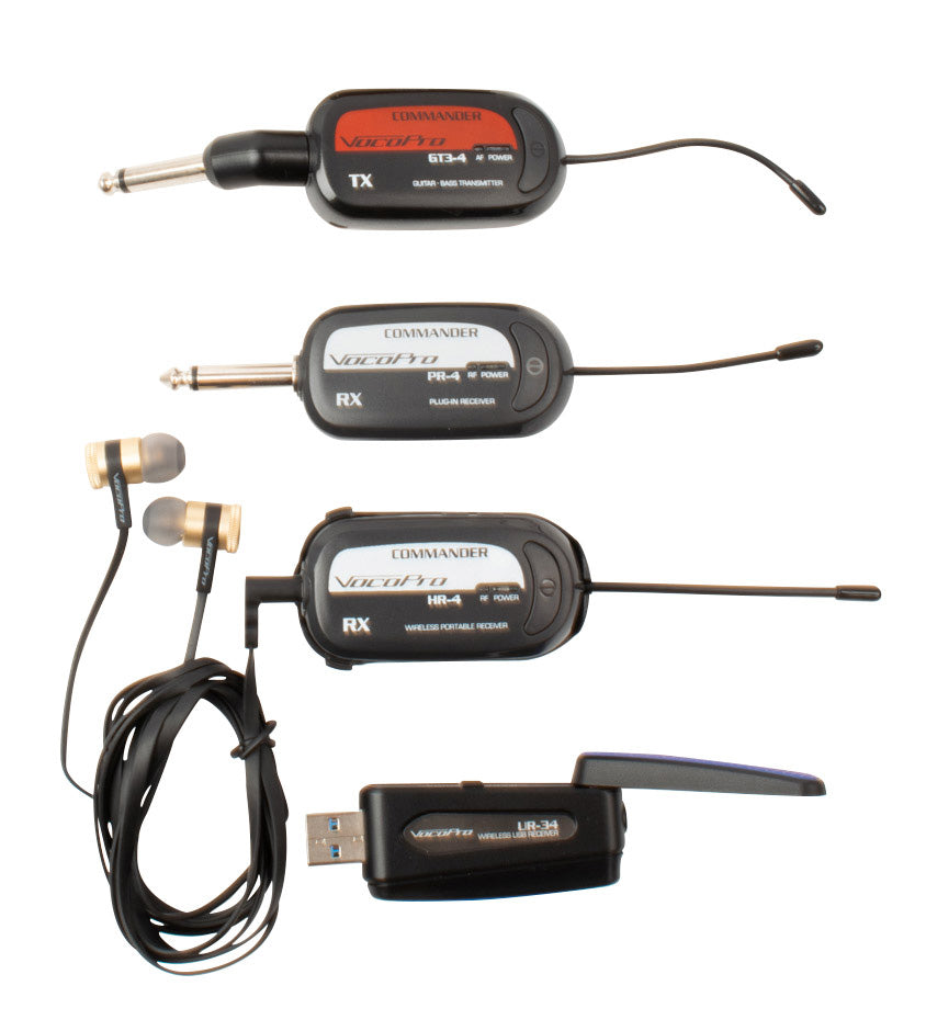 VocoPro PHR-3 (Play,Hear, & Record) - Digital Wireless guitar, monitor, and recording system