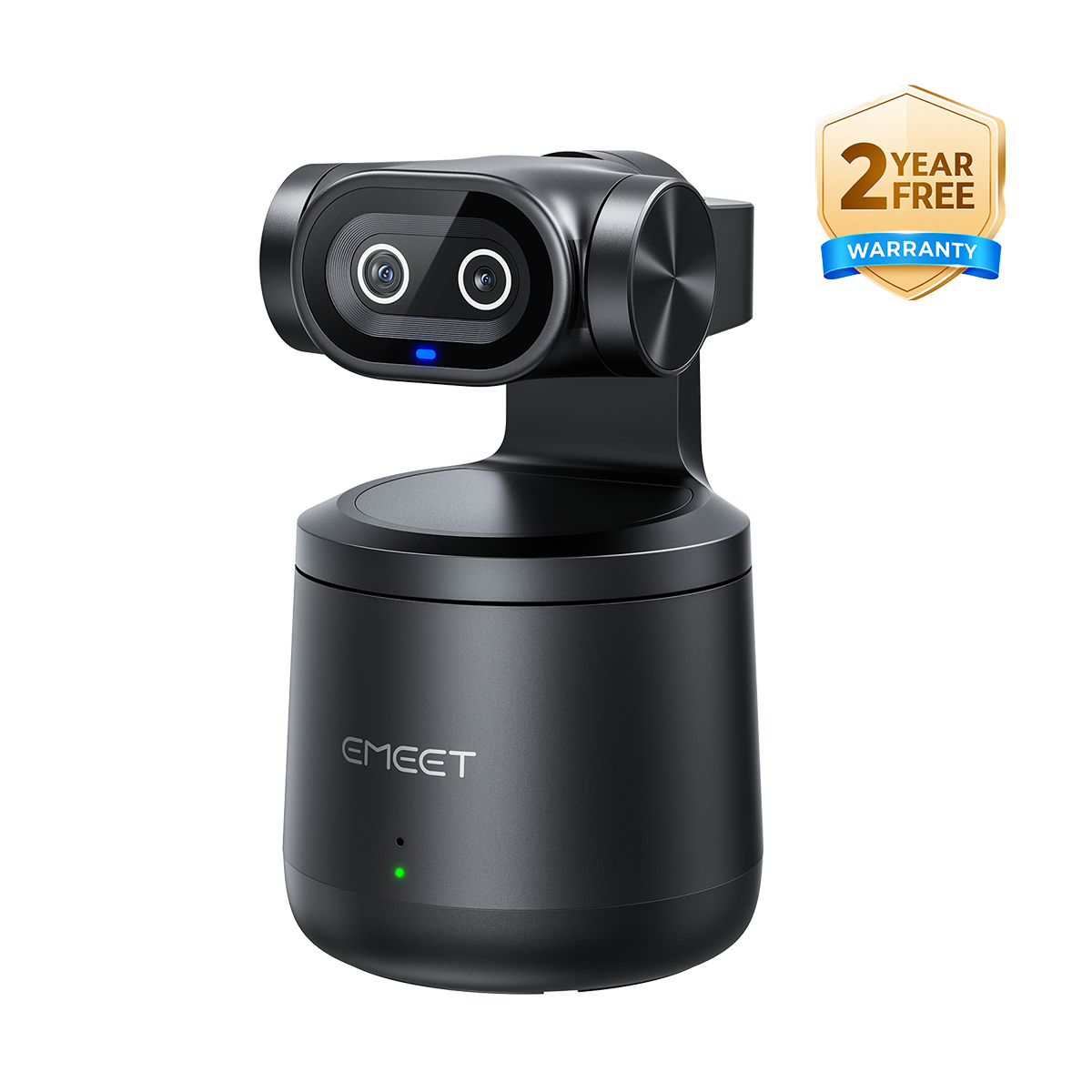 EMEET PIXY Wireless, 3-Camera 4K Dual-Lens PTZ Streaming System with AI Auto Tracking, Home Wi-Fi or Hotspot Operation, Records to TF Card or Device, Streams to Up to 4 Platforms via EMEET Studio App