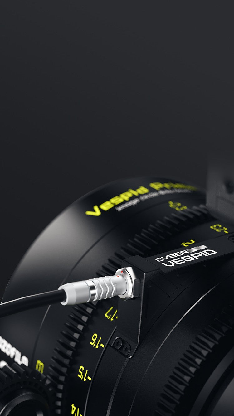DZOFILM Vespid Cyber Prime Full-frame Lens Set, 35/50/75mm T2.1 (PL and EF mount, with data), Full-Frame Cine Prime, PL and EF Mount, Manual Focus and Iris, Cine-Standard 0.8 MOD Gears