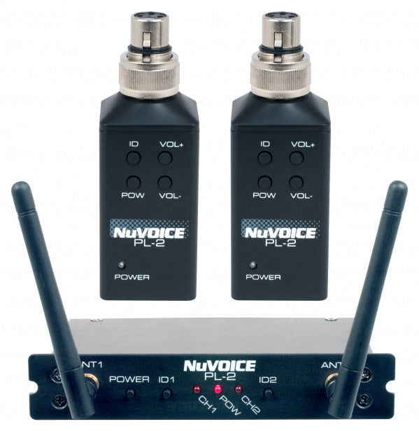 VocoPro PL-2 - PL-2- 2 Channel Wireless Plu-on Transmitter sys