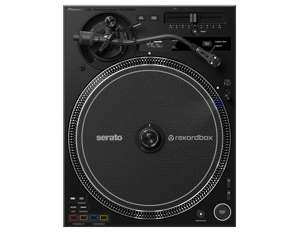 Pioneer DJ - AlphaTheta PLX-CRSS12, Professional direct drive turntable with DVS control