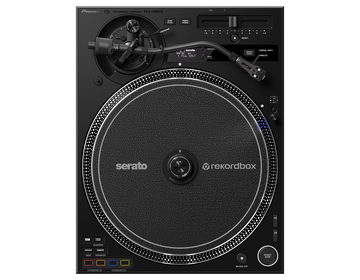 Pioneer DJ - AlphaTheta PLX-CRSS12, Professional direct drive turntable with DVS control