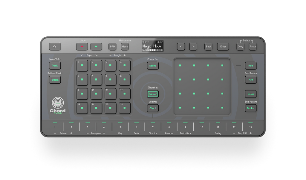 Pioneer DJ - AlphaTheta CHORDCAT, 8-Track groovebox