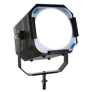 AAdynTech Cinema Punch Plus Variable, Light Output - 3,532 Footcandles at 10 feet, 4.8 Amp Power Draw, DMX In and Out, UIM Digital Control with Frequency Adjustable Lighting and Strobe Effects, Color Temperature Readout in Kelvin Degrees
