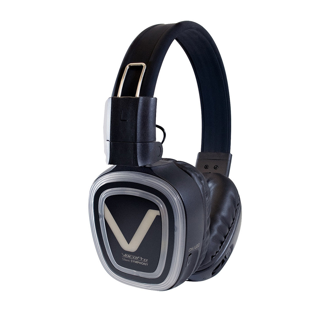 VocoPro S-Headphone-Pro - Professional Long-Range UHF Wireless Headphone/Receiver For Silent Disco, Silent Events, and Assisted Listening