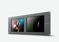 Blackmagic SmartScope Duo 4K, Dual 8" 3 RU SDI/HD-SDI/3G-SDI/6G-SDI monitoring with built in scopes for technical waveform monitoring