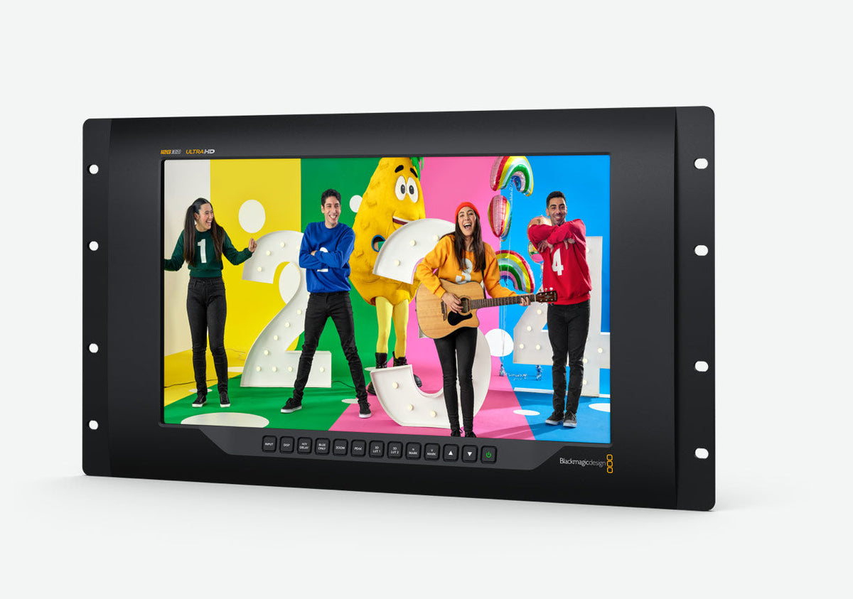Blackmagic SmartView 4K G3, High quality monitor with 2110 IP and 12G-SDI connections for SD, HD and Ultra HD up to 2160p60