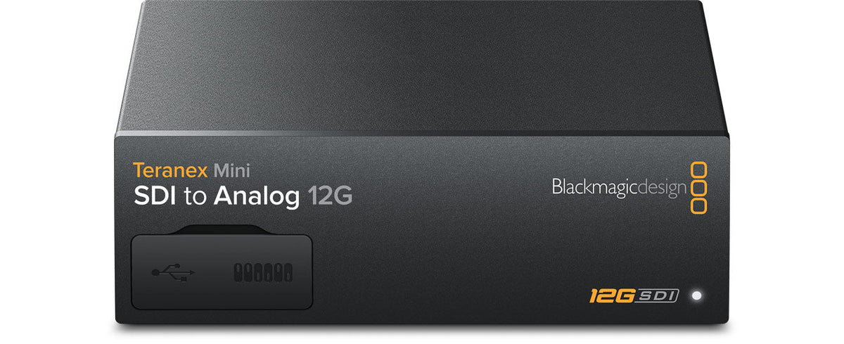 Blackmagic Teranex Mini HDMI to SDI 12G, Convert HDMI with HDMI, analog or AES/EBU audio to SD, HD and Ultra HD SDI