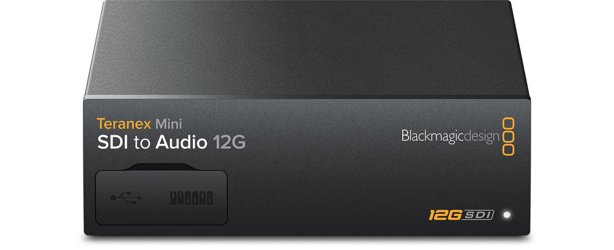 Blackmagic Teranex Mini Analog to SDI 12G, Convert YUV/S-Video/Composite with analog or AES/EBU audio to SD, HD and Ultra HD SDI