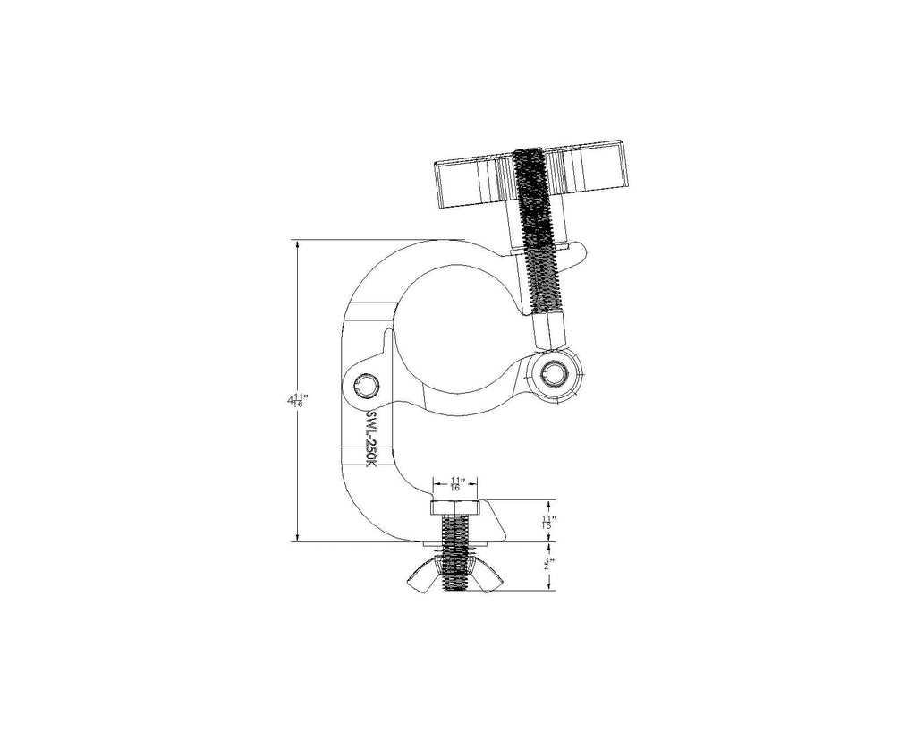 PRODJ-TRIGGER-CLAMP HOOKSTYLE TRIGGER CLAMP DT5008