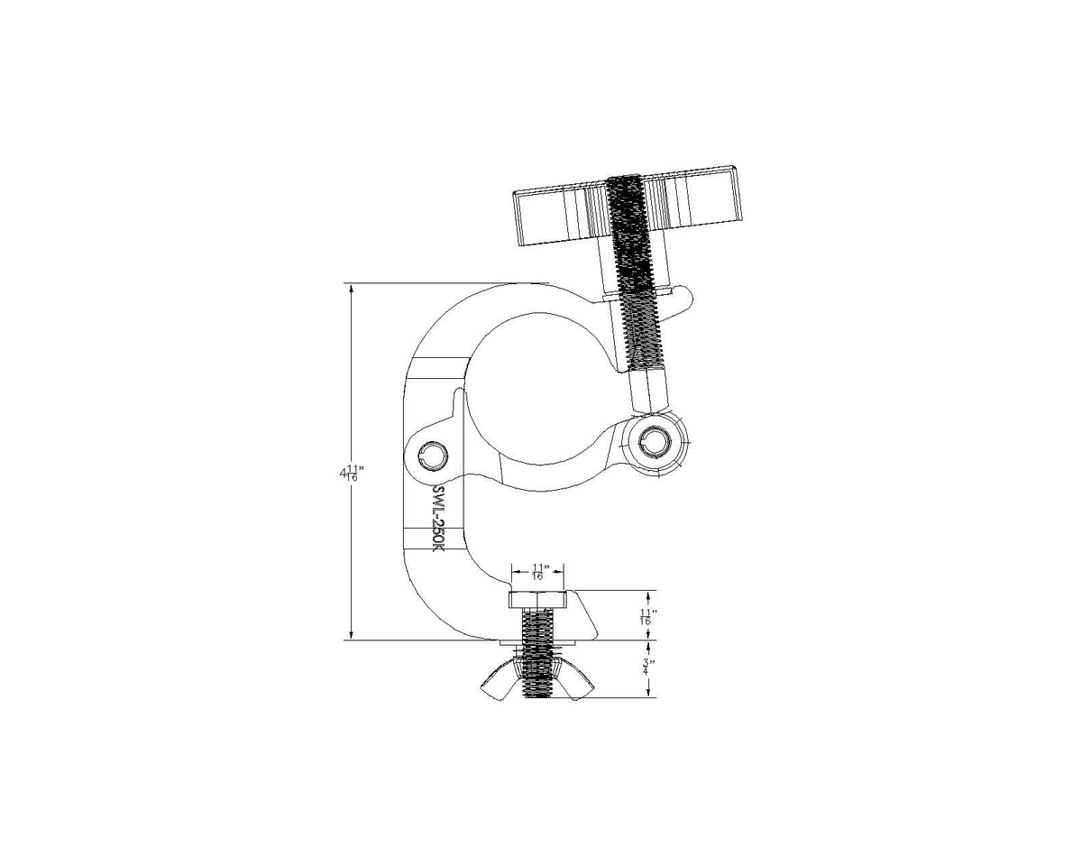 PRODJ-TRIGGER-CLAMP HOOKSTYLE TRIGGER CLAMP DT5008