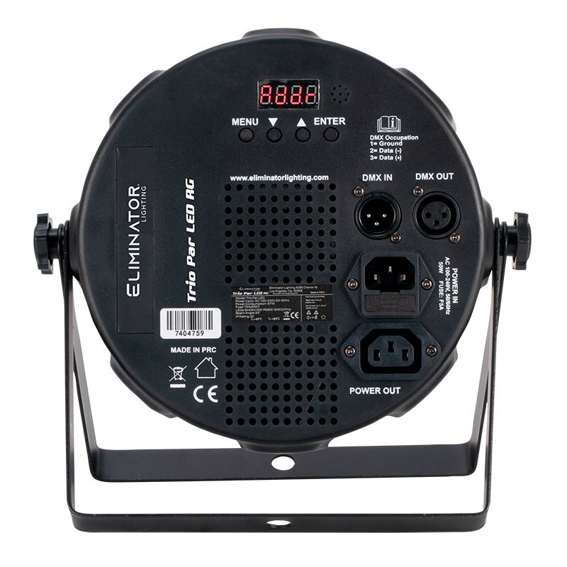 Eliminator Trio Par LED RG