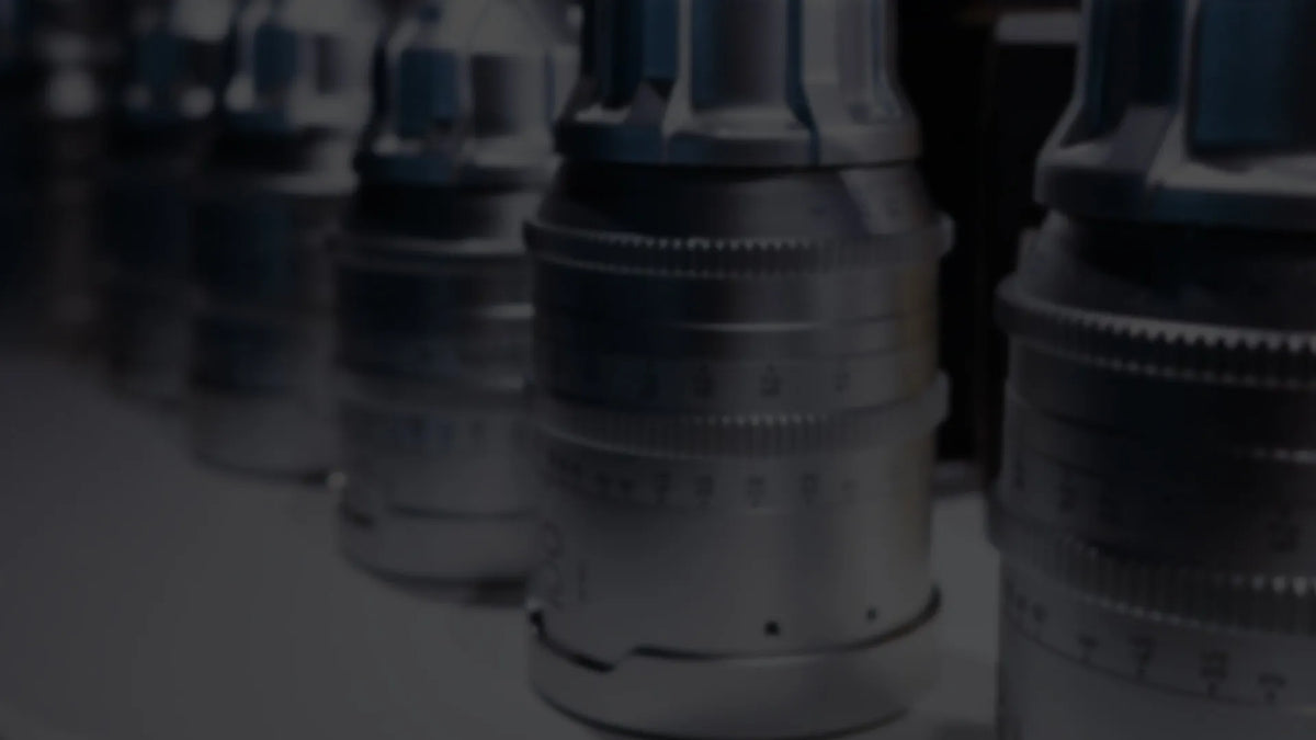 DZOFILM Vespid Retro 7-lens Kit (16, 25, 35, 50, 75, 100,125mm) with hard case (PL mount with EF bayonet, Silver), Full-Frame Vintage-Look Cine Prime Kit, PL Mount, Manual Focus and Iris
