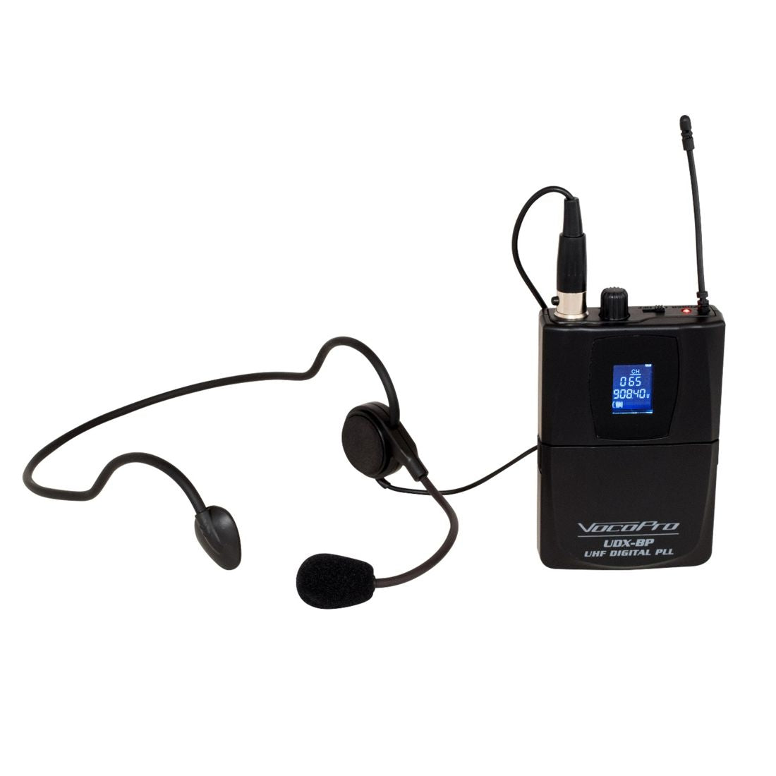 VocoPro UDX-BP - Professional Digital PLL Wireless Bodypack Transmitter with Headset Microphone