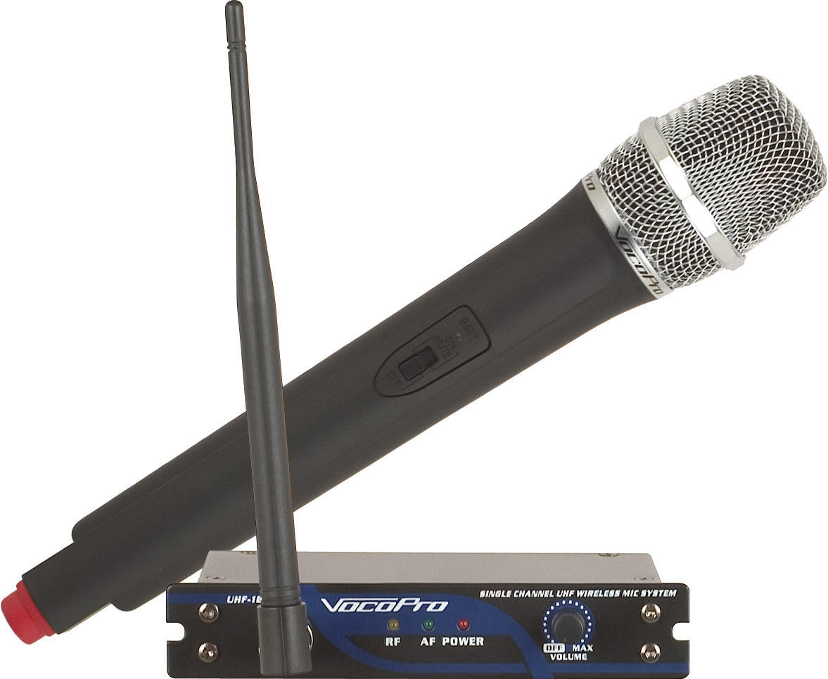 VocoPro UHF-18-10 - Single Channel UHF Wireless Mic System