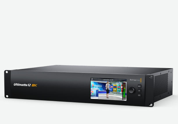 Blackmagic Ultimatte 12 8K, The world's most advanced chroma keyer with Quad Link 12G-SDI for HD, Ultra HD and 8K!