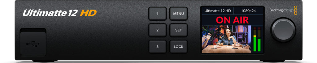 Blackmagic Ultimatte 12 4K, The world's most advanced chroma keyer with 12G-SDI connections for HD and Ultra HD work