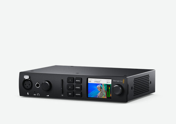 Blackmagic UltraStudio 4K Mini, Powerful capture and playback! Get 12G-SDI and HDMI for Ultra HD up to 2160p60 in a half rack width design