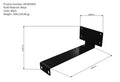 EtherWAN KR-BKZDIN2, Z-Shape Cabinet Brackets